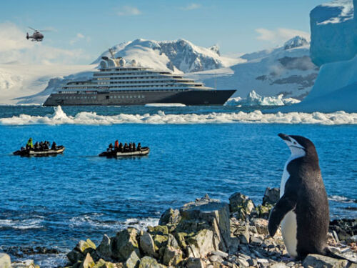 Scenic Eclipse Antarctica Detaille island