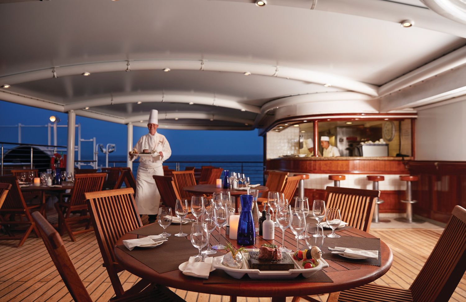 Silversea Silver Explorer Cruise Ship Alfresco Dining