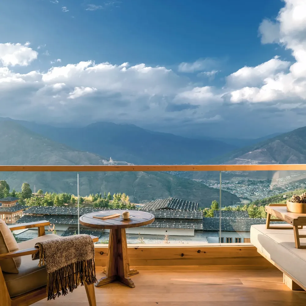 Lodge Suite balcony at Thimphu LR