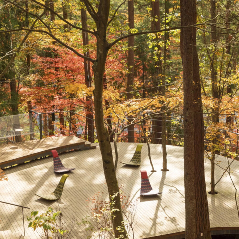 Hoshinoya Fuji Exterior Cloud Terrace Autumn