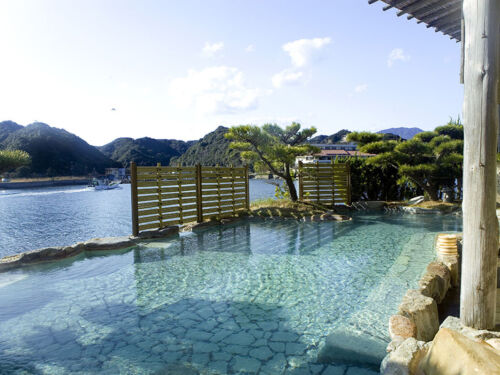 Kumano Bettei Nakanoshi Outdoor Onsen Bath View