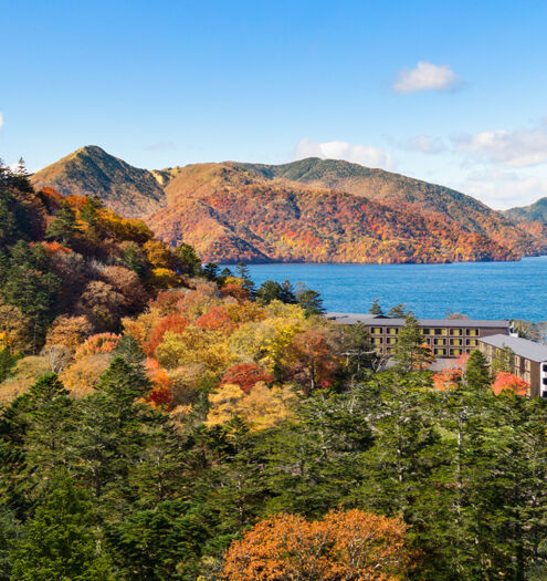 The Ritz Carlton Nikko Exterior Lake Chuzenji Autumn