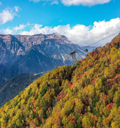 Shin Hotaka Ropeway Autumn