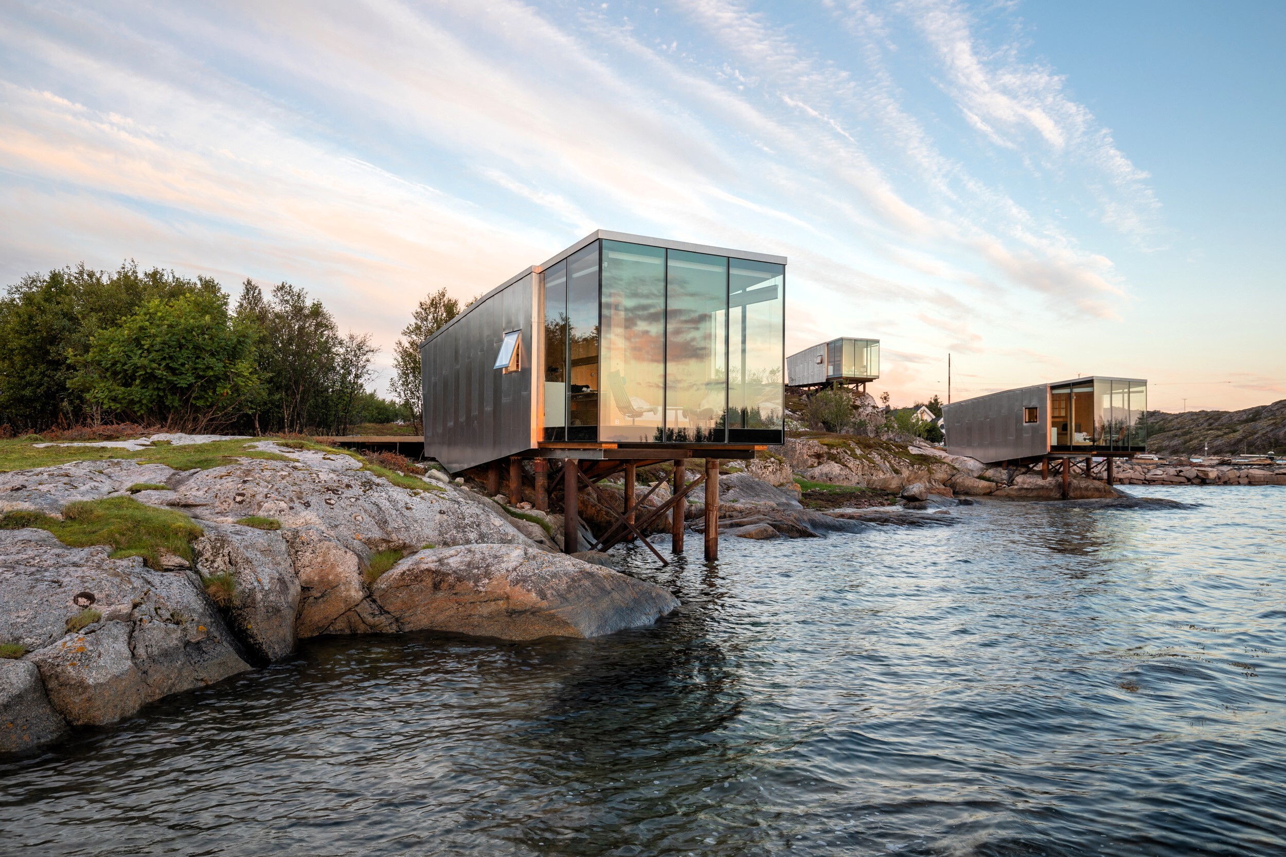 Manshausen Island luxury cabins