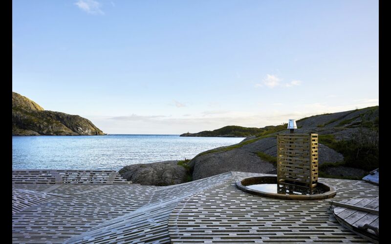 Sauna hot tub nusfjord
