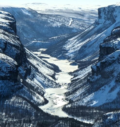 Alta canyon heli