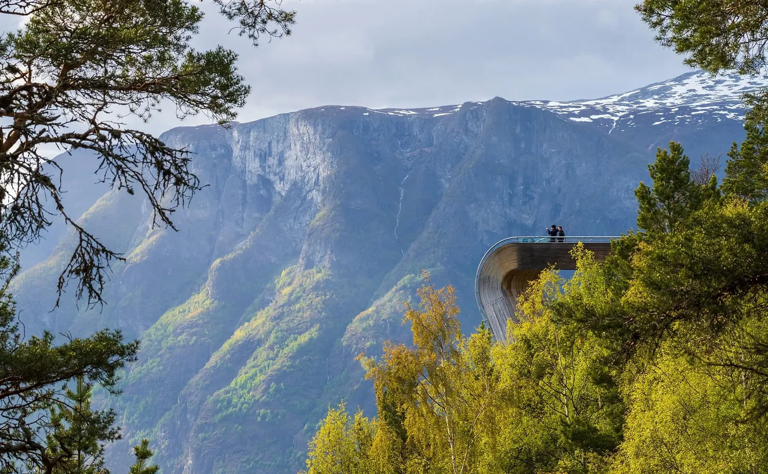 Norwegien Scenic Route Stegastein in Aurland Frid Jorunn Stabell Statens vegvesen