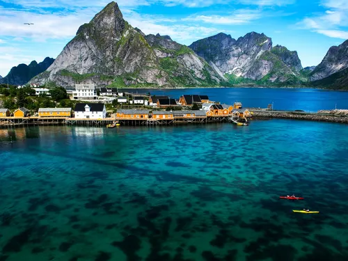 Kayaking Reine Lofoten Mattias Fredriksson Visit Norway com