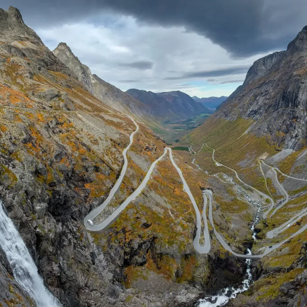 Stigfossen waterfalls Trollstigen Isterdalen Vidar Moløkken Visit Norway