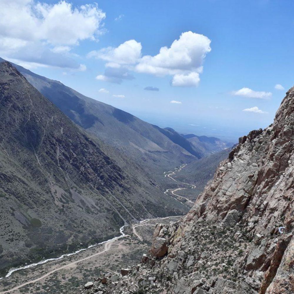 View from Cajon de Arenales hike Destino Montana