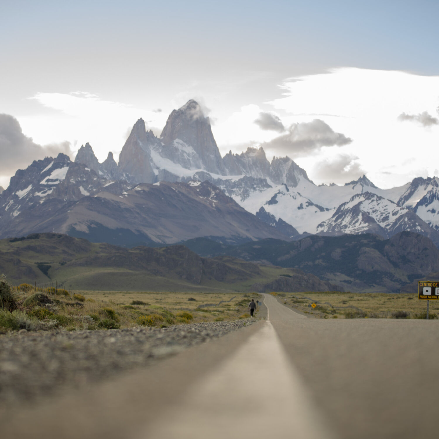 Driving to El Chaltén Fitz Roy Views
