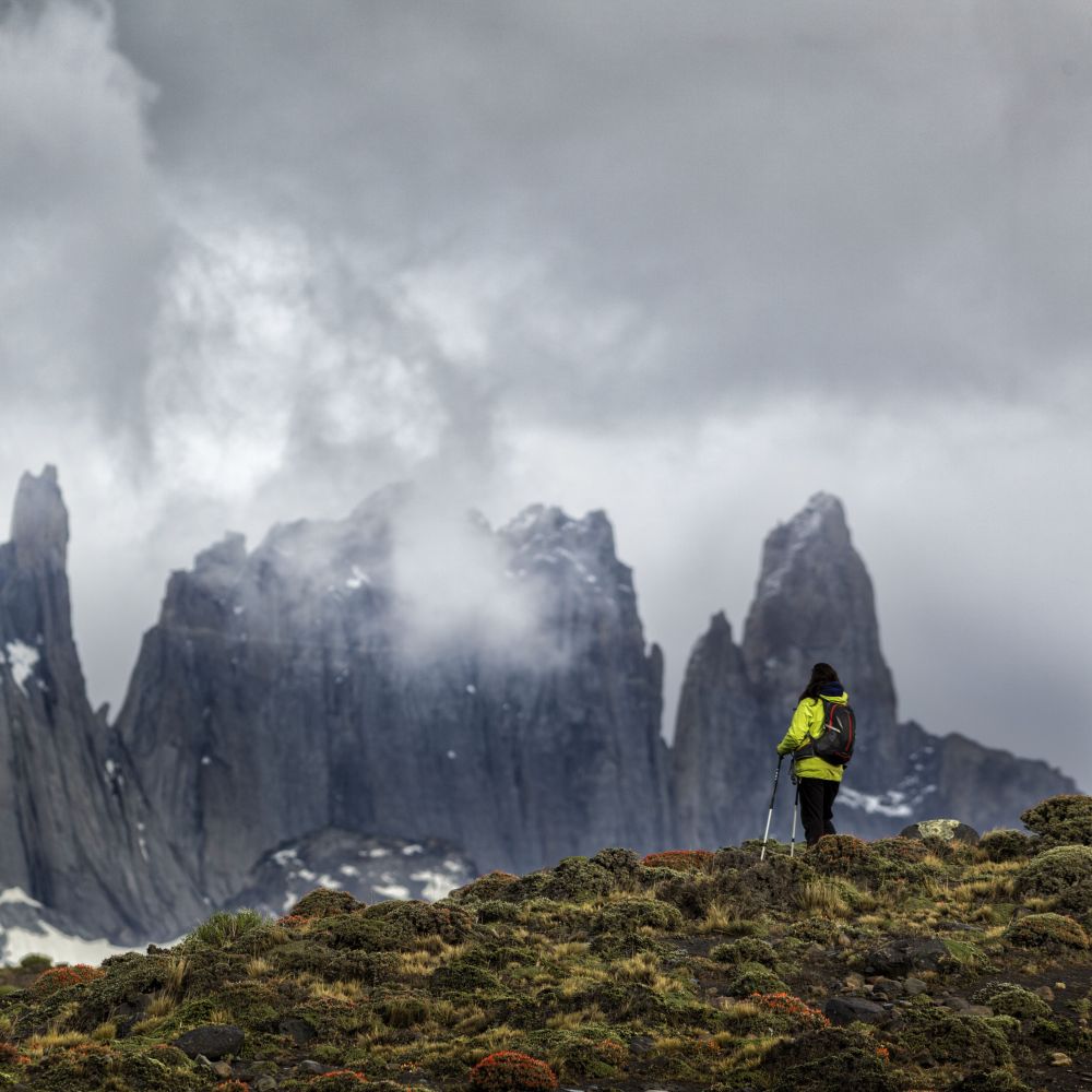 Private guided Torres del paine towers base hike Awasi