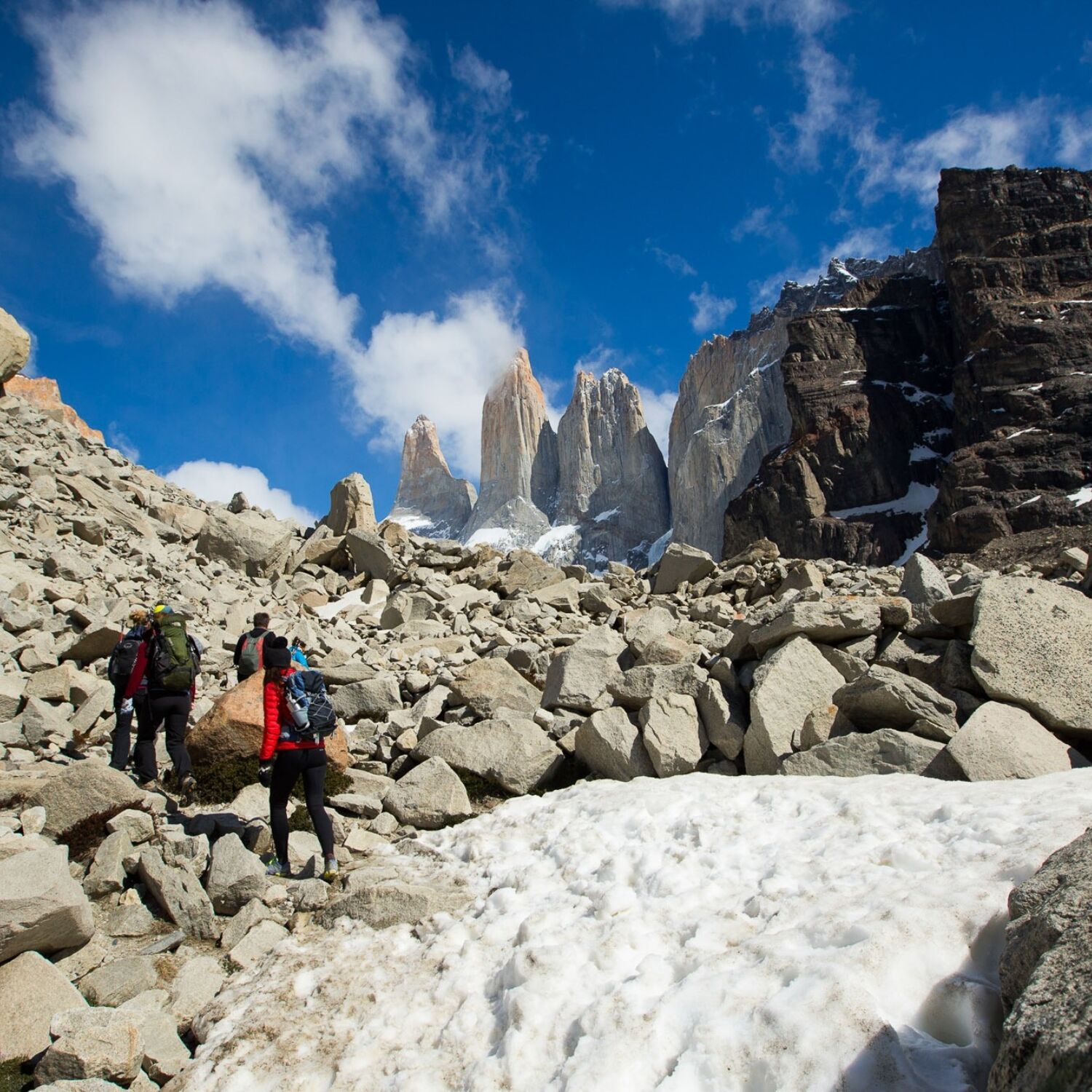 Torres del Paine Three Towers hike Patagonia Tierra