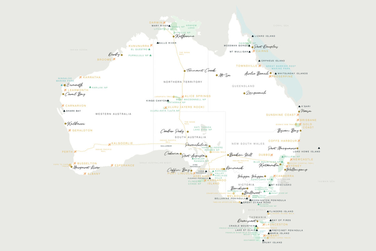 WIL MAP AUSTRALIA