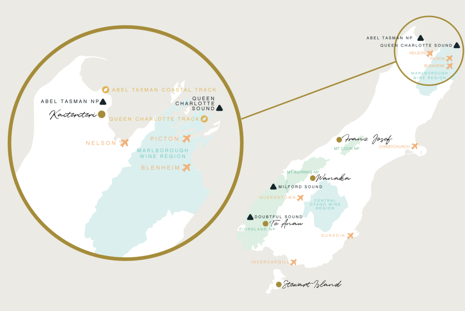 Map 4 Abel Tasman Nelson no accom 1