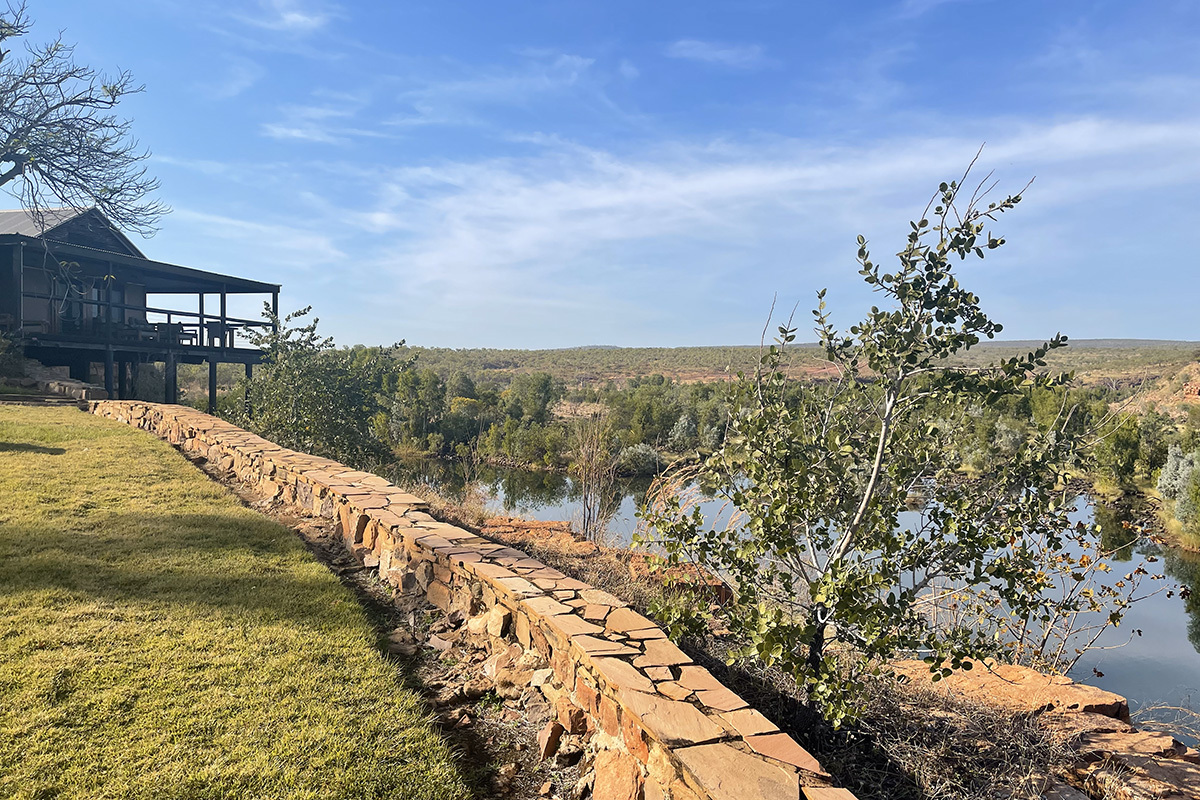 El Questro Cliffside Retreat overlooking Chamberlain River