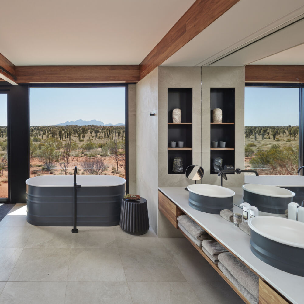 Longitude 131 Ayers Rock Uluru Dune Pavilion Bathroom