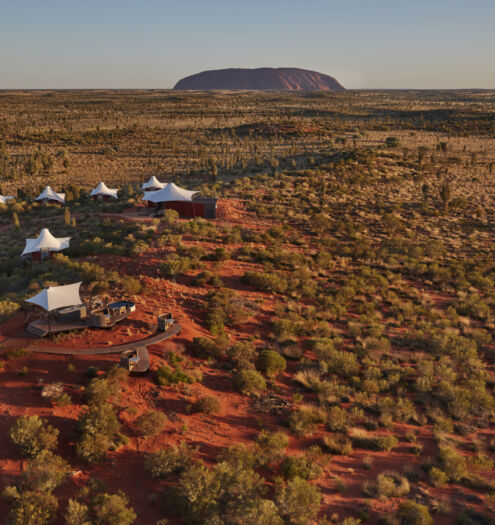 Longitude 131 Ayers Rock Uluru Dune Top Aerial