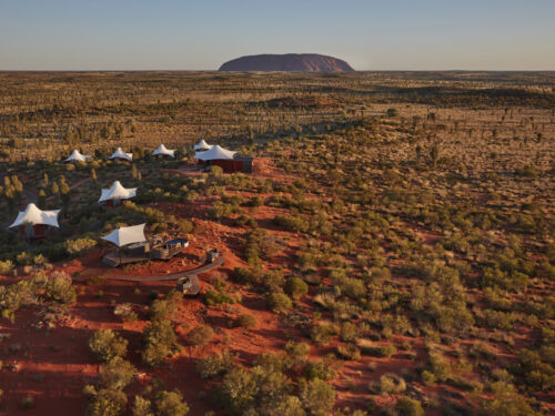 Longitude 131 Ayers Rock Uluru Dune Top Aerial