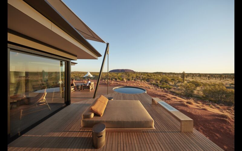 Longitude 131 Ayers Rock Uluru Dune Pavilion Deck