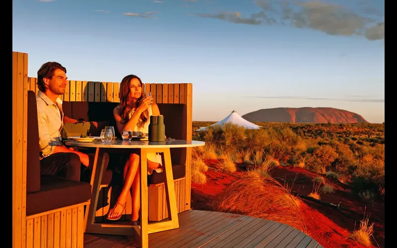 NT Journey, Longitude 131 Uluru Dune Top Dining, cr Baillie Lodges