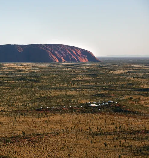 Longitude 131 Ayers Rock Uluru Aerial Hero