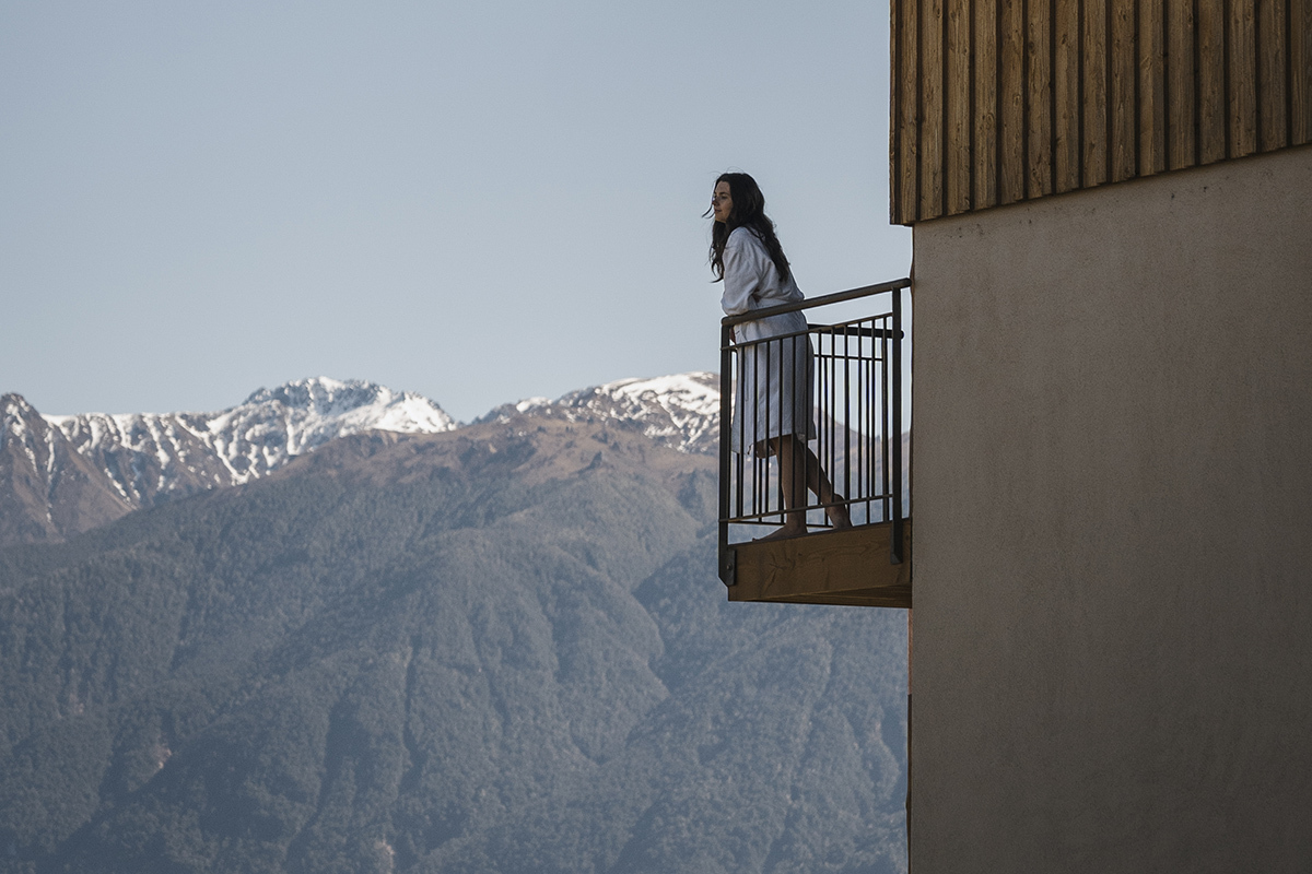 Fiordland Lodge Balcony