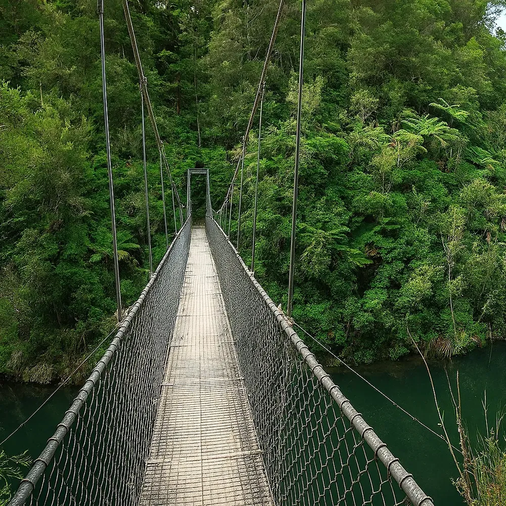 Swing Bridge Abel Tasman Coast Track Wi L
