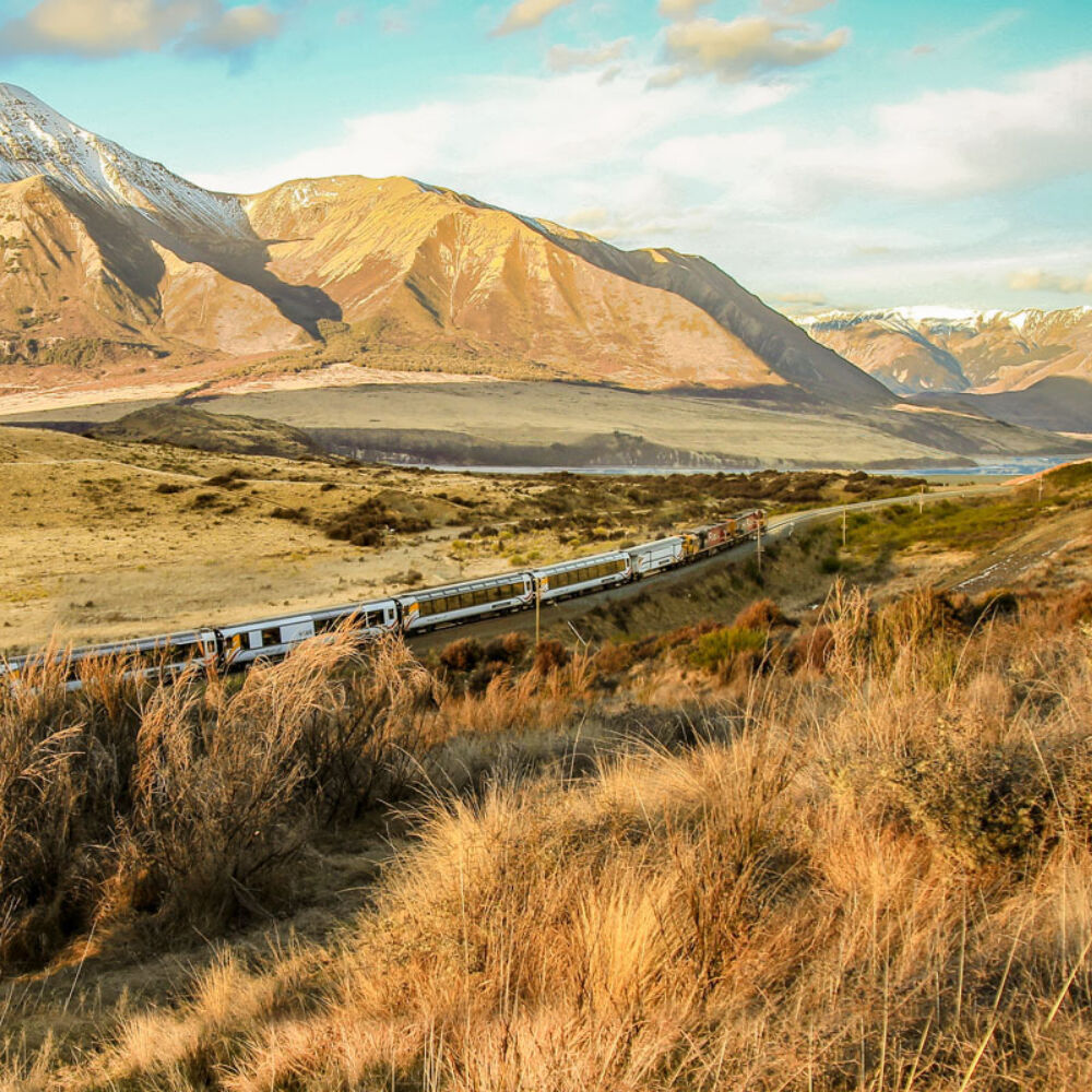 TranzAlpine Cass bank from Long Hill