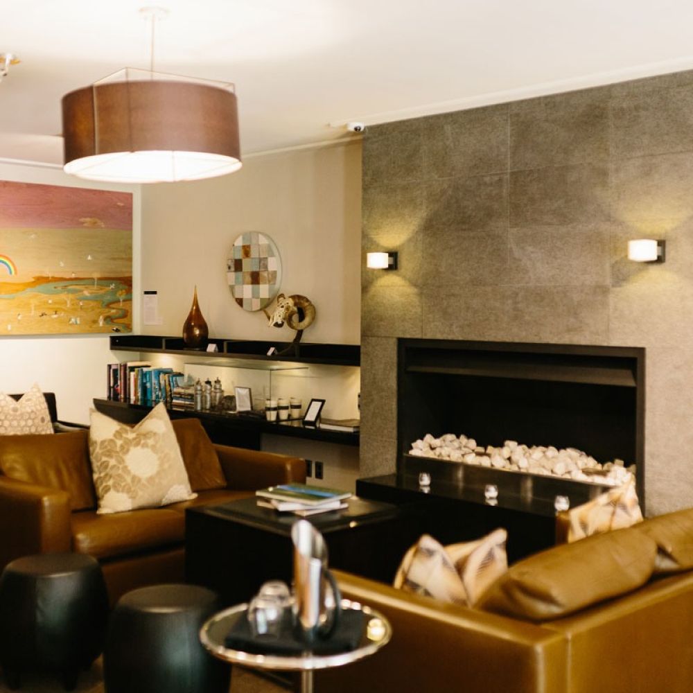 The Spire Hotel Interior guest lounge