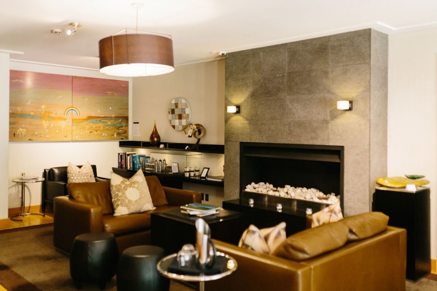 The Spire Hotel Interior guest lounge
