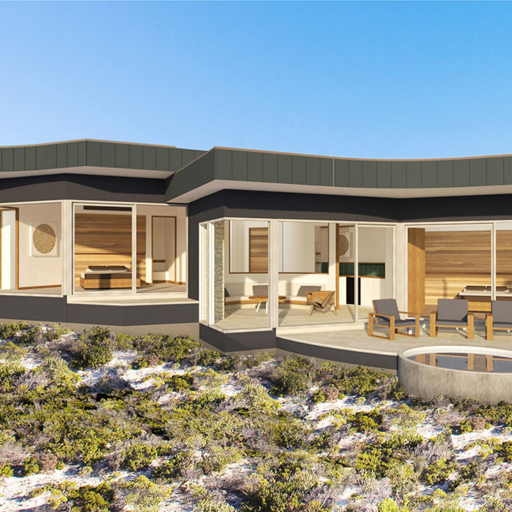 Southern Ocean Lodge Remarkable Suite render