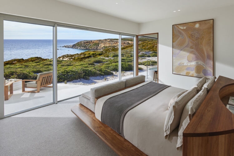 Southern Ocean Lodge Ocean Pavilion West Bedroom