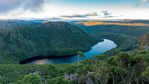 Lake Seal Lookout, Tas Journey, Mount Field National Park, cr Walk into Luxury