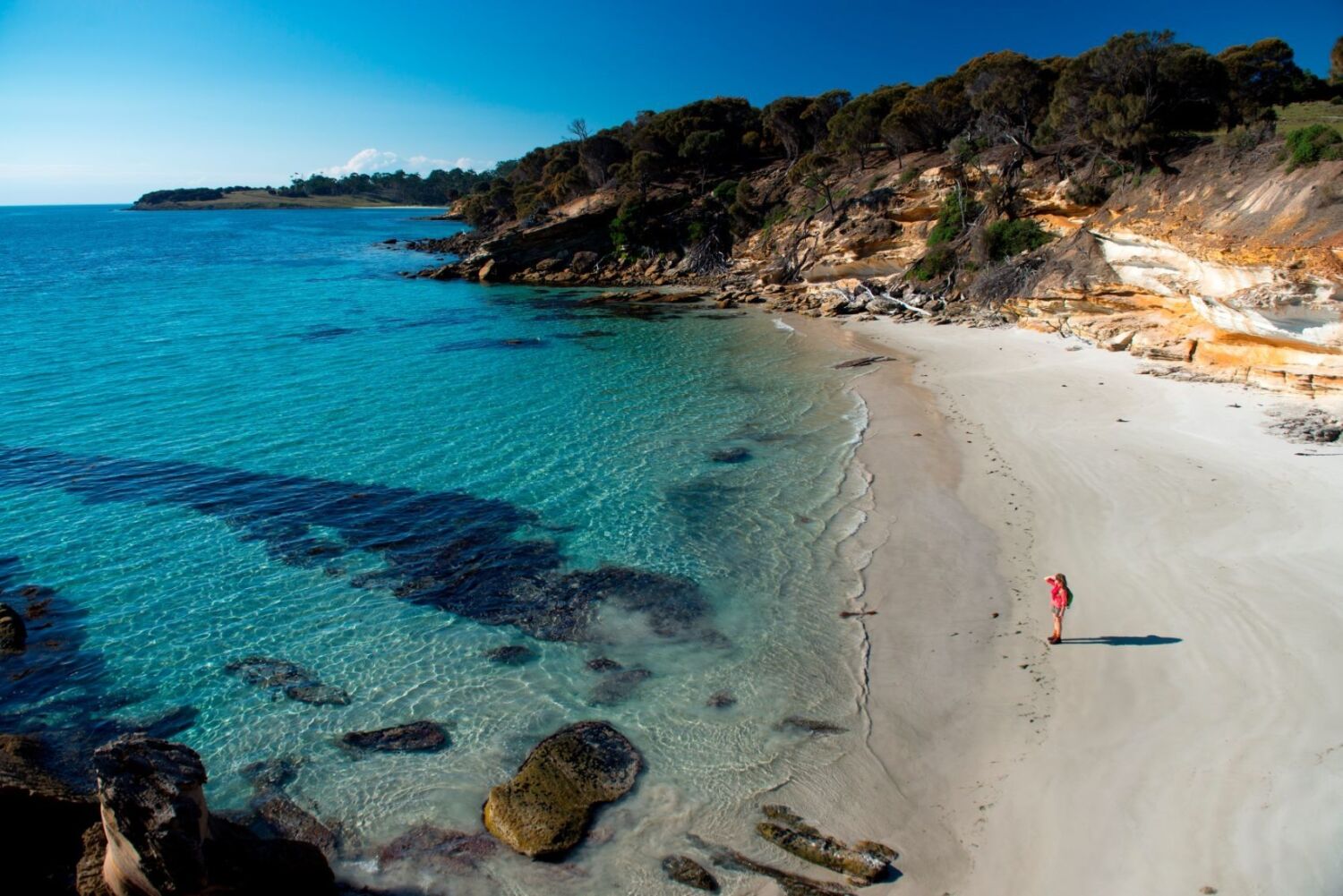 Beautiful beaches Maria Island