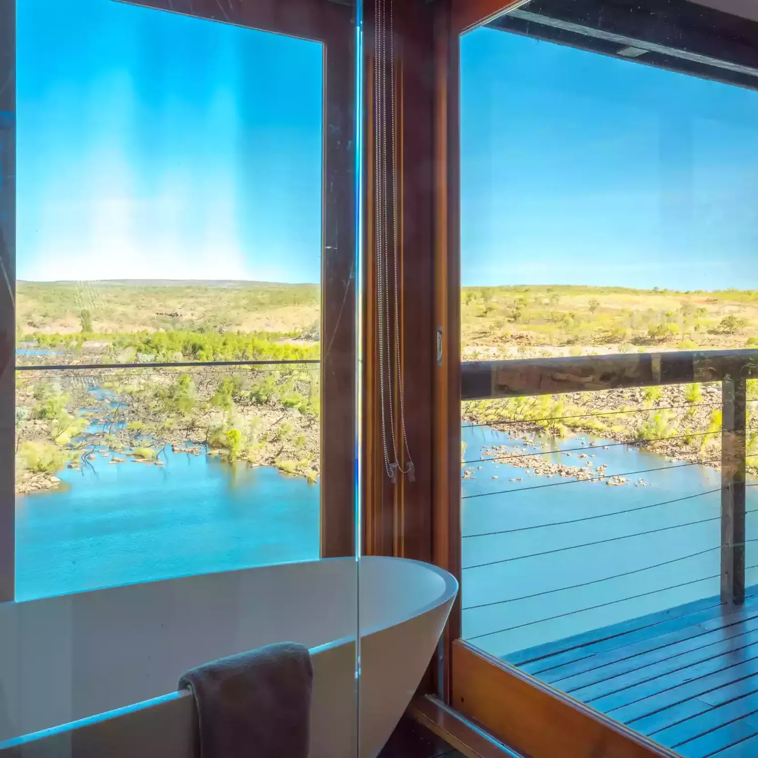 El Questro Homestead Gorge View Room Bathroom