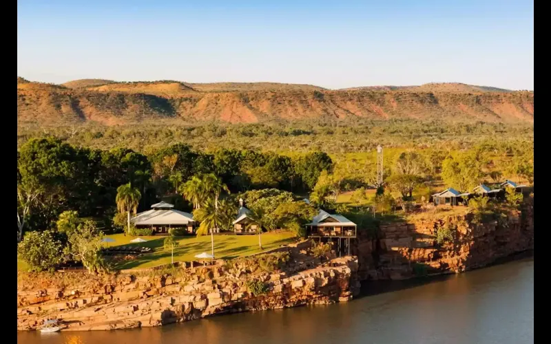 El Questro Homestead, Kimberley, Aerial View, cr El Questro