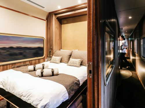 hero - JBRE on train Platinum service platinum double room by nigh HA in passage way 1920