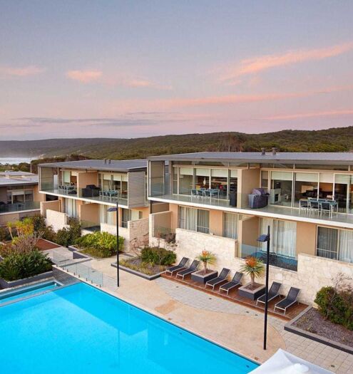 hero -Smiths beach resort pool sunset