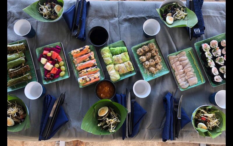 Swell Lodge Chef prepared lunch