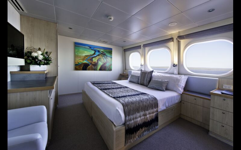 True North The Kimberley Explorer Class Bedroom