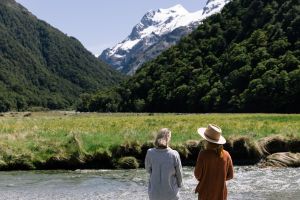 Routeburn Track Hike at Routeburn Flats, cr Walk into Luxury