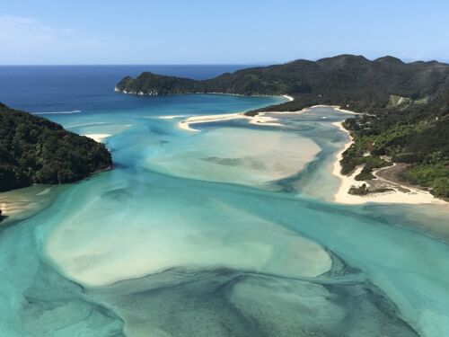 Awaroa Bay from Above