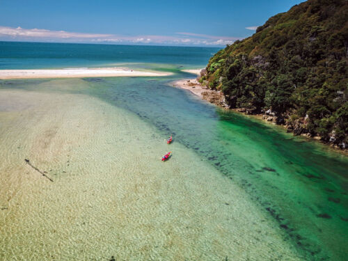 Sandfly Bay Kayaking Abel Tasman National Park credit Kaiteriteri Kayaks