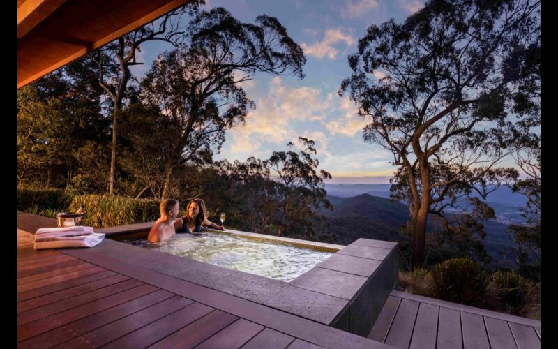 Spicers Peak Private One Bedroom Lodge Spa